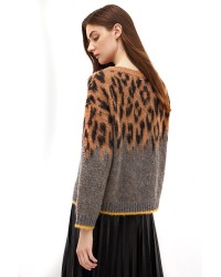 LIU JO Crewneck sweater with spotted details