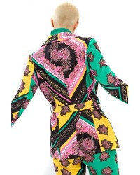FRACOMINA Multicolor patterned jacket