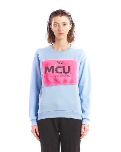 MCU-Sweatshirt mit Rundhalsausschnitt und Felllogo
