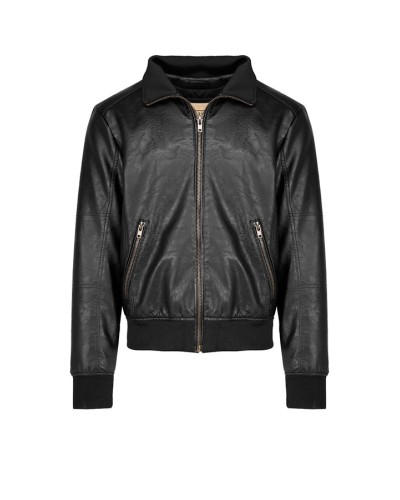 CENSURED Faux leather jacket - BLACK