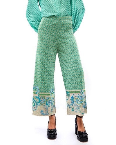 LIU JO Jacquard knit trousers
