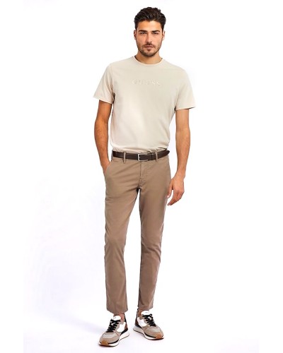 GUESS Skinny chino trousers - BEIGE
